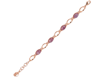 Pulsera Bronzallure Mujer Bracciale in Aleación de Metal Pietre dure WSBZ02161AML - WSBZ02161AML